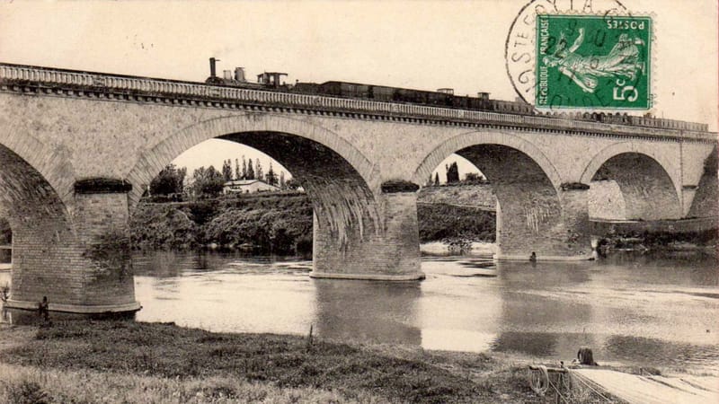 Sainte-Foy-la-Grande — Sainte-Foy-la-Grande - pont du chemin-de-fer