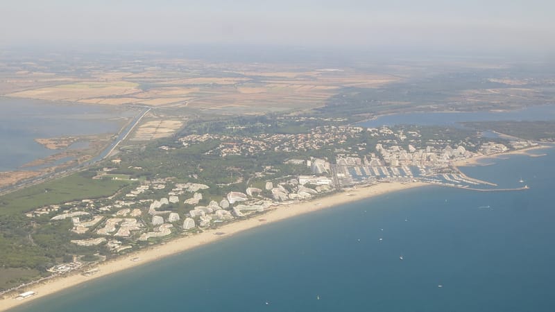 Mauguio — Aerial view of La Grande-Motte 01