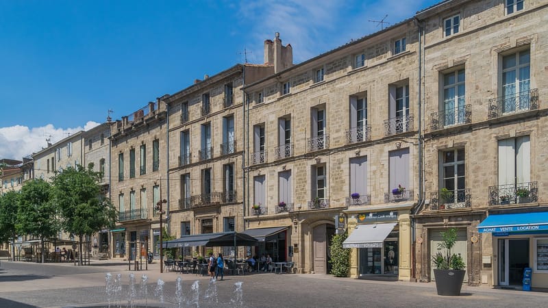 Pézenas — Cours Jean Jaures in Pezenas