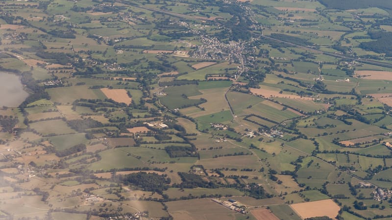 Saint-Aubin-du-Cormier — Gosné - vue aérienne 20190824
