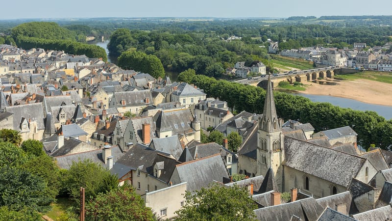 Chinon — Chinon - View from the castle - 06