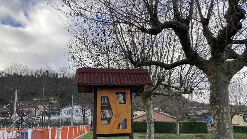 Eyzin-Pinet — Eyzin-Pinet - boulodrome rue Simone Veil - boîte à livres