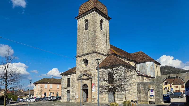 Champagnole — Champagnole, l'église Saint-Cyr-et-Sainte-Julitte