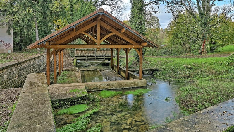 Mouchard — Mouchard, source du Bief et lavoir