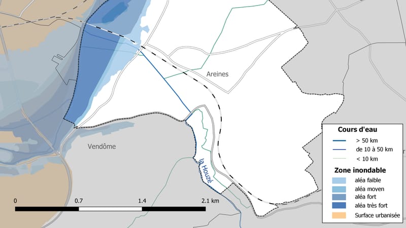 Areines — 41003-Areines-Zone inondable