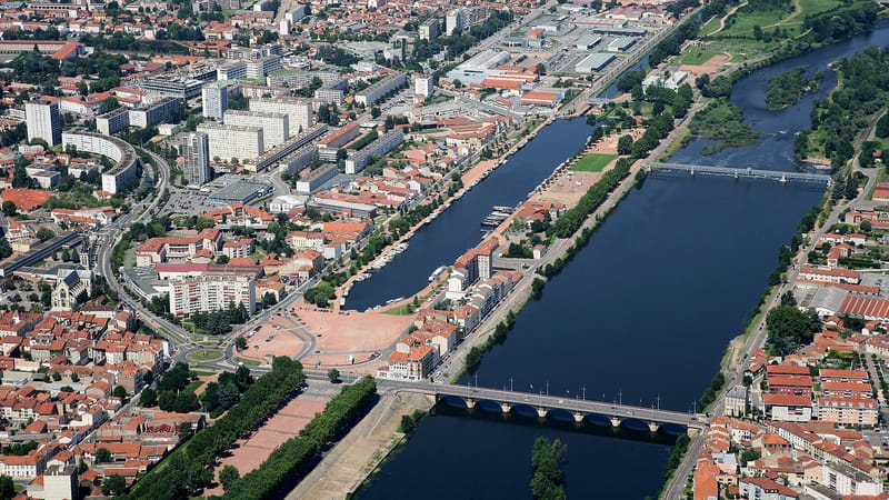 Roanne — Roanne Vue du Ciel