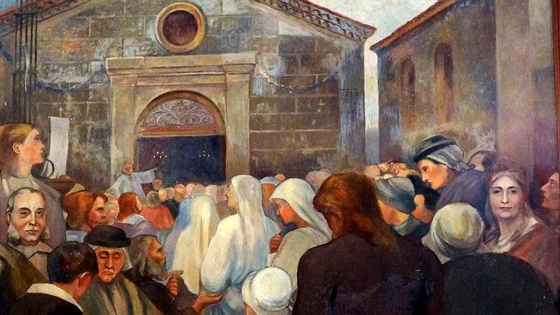 Saint-Genest-Lerpt — Tableau Exécution annuelle du Voeu