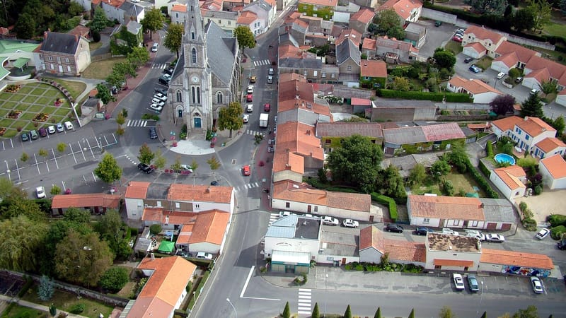 Haute-Goulaine — Hte Goulaine Eglise Vue du ciel