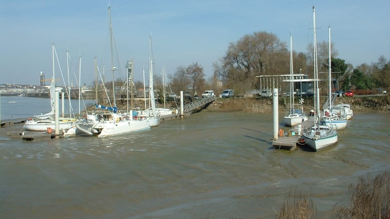 Rezé — Rezé Port de Trentemoult à marée basse