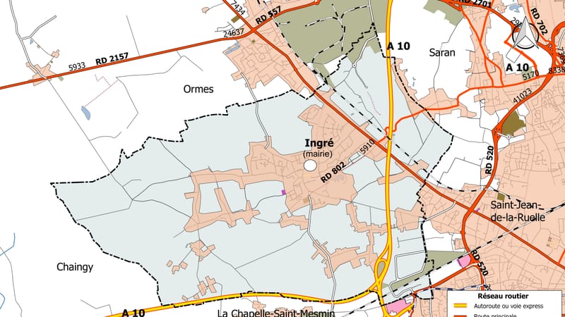 Ingré — 45-Ingre-Routes