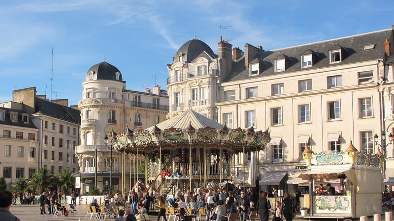 Orléans — Place du Martroi- Orléans-France