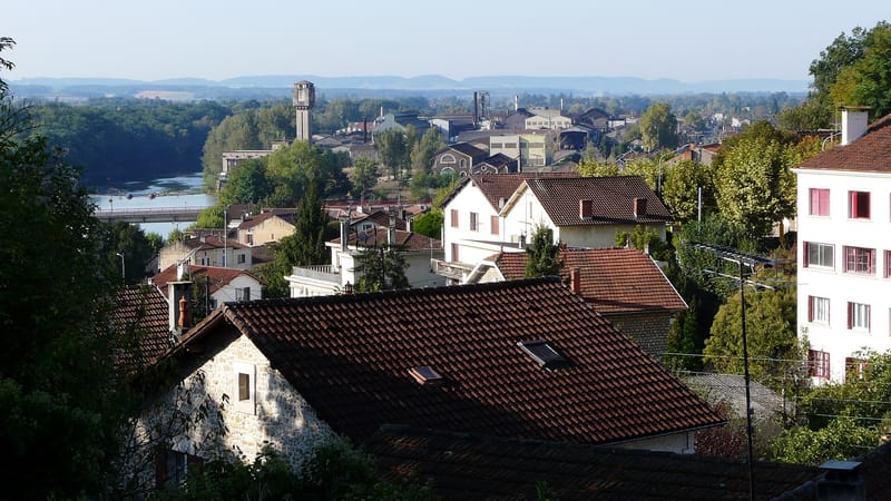 Fumel — Fumel vue sur l'usine