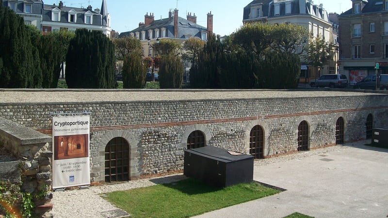 Reims — Galerie galo-romaine de la Place du Forum
