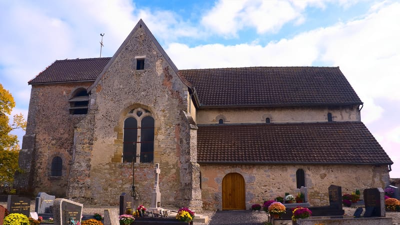 Blancs-Coteaux — Trécon église