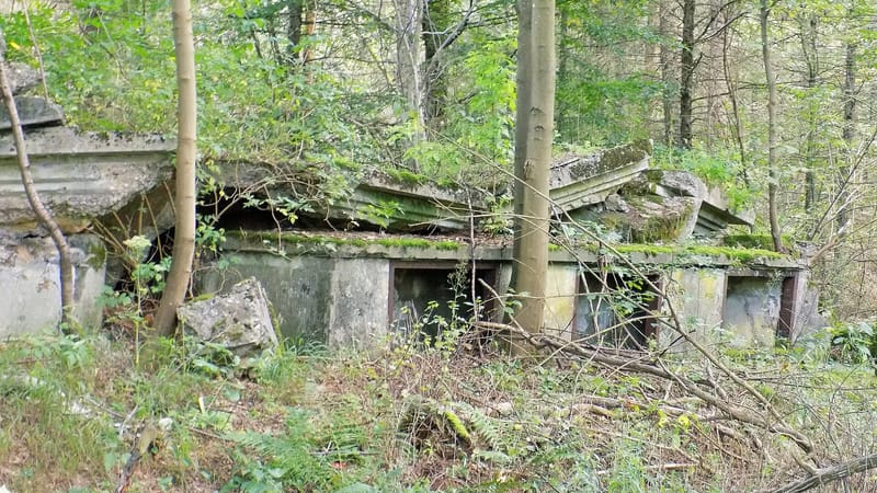 Saint-Avold — Ouvrage de la Ligne Maginot proche de la D72