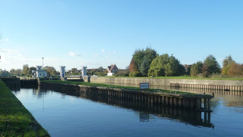 Armentières — Armentières.- l'écluse sur la Lys
