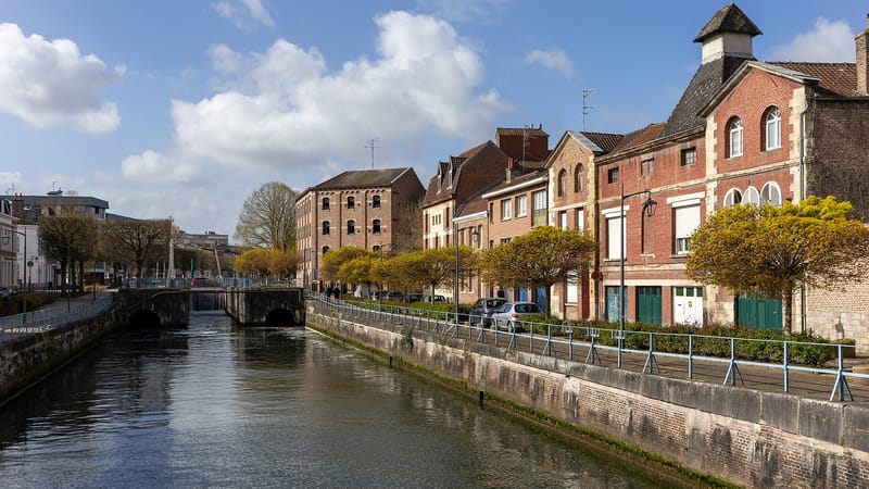 Douai — Scarpe et Quai des Augustins à Douai