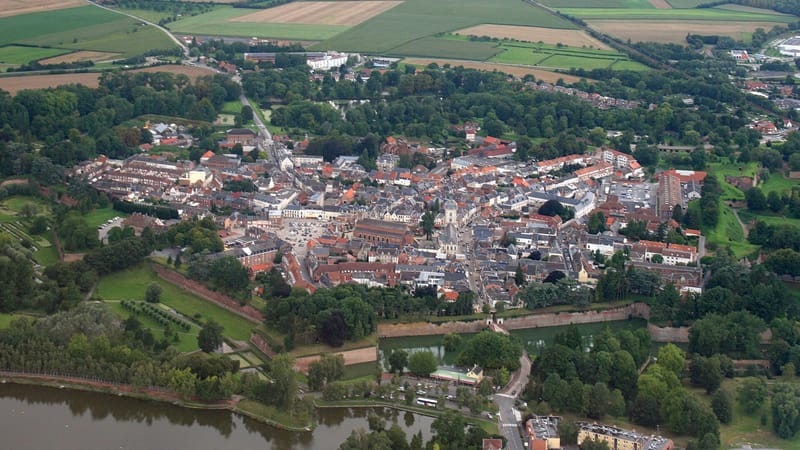 Le Quesnoy — Le quesnoy vue du ciel