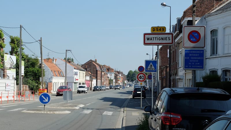 Wattignies — Wattignies - Entrée de commune