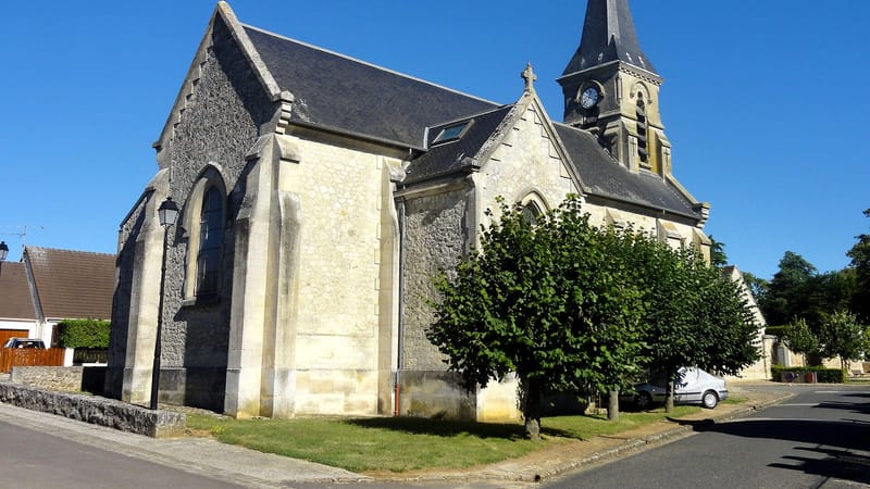 Crépy-en-Valois — Gondreville (60), église Saint-Martin, vue depuis le sud-est