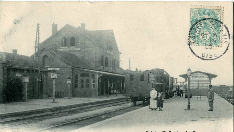 Estrées-Saint-Denis — MB - Arrondissement de Compiègne - Estrées-St-Denis - La Gare