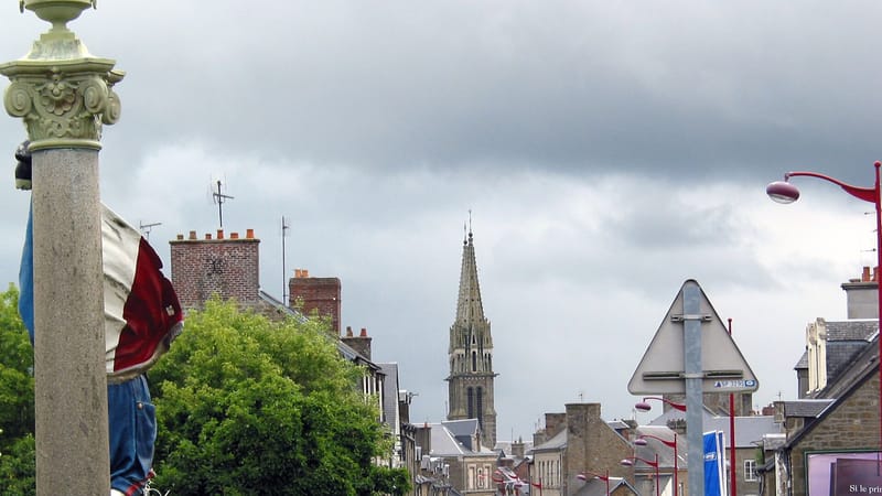 La Ferté Macé — Vue générale Avenue Thiers