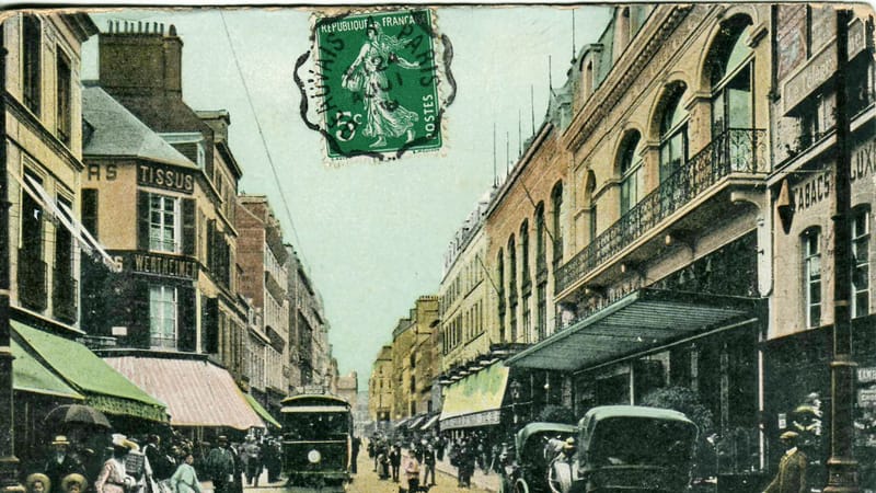 Boulogne-sur-Mer — LVC 8 - BOULOGNE -sur-MER - La rue Thiers