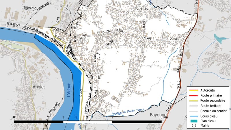 Boucau — 64140-Boucau-Routes-Hydro