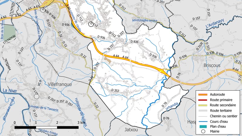 Mouguerre — 64407-Mouguerre-Routes-Hydro