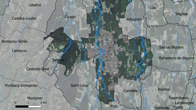 Vic-en-Bigorre — 65460-Vic-en-Bigorre-Orthophoto