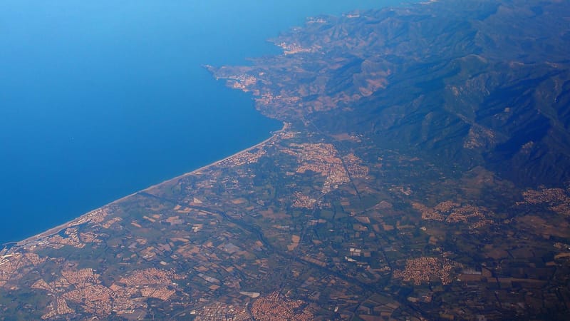 Argelès-sur-Mer — Vue aérienne d'Argeles-sur-Mer