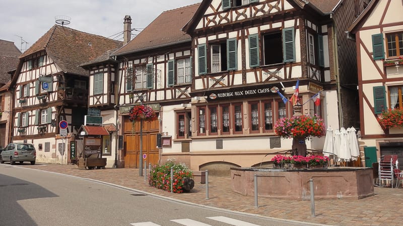 Kintzheim — Kintzheim n°54 rue du Général-de-Gaulle (Auberge "Aux Deux Clés")