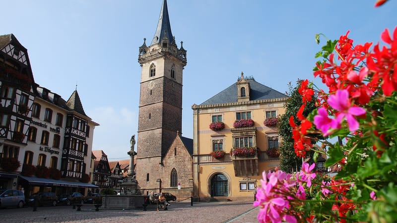 Obernai — Obernai place marche