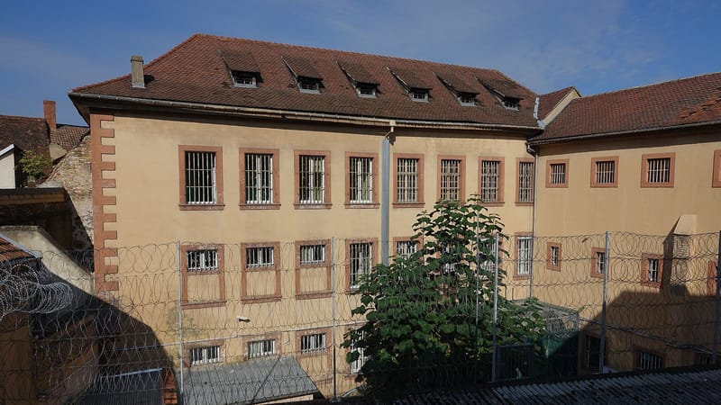 Colmar — Maison d'arrêt - Vue depuis une cellule (Colmar) (2)
