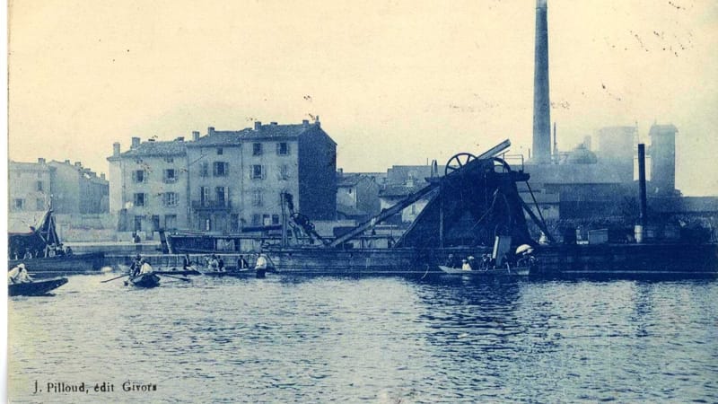 Givors — Fonderie Prénat, Bassin de Givors. Archives municipales de Givors, cote 5Fi 23