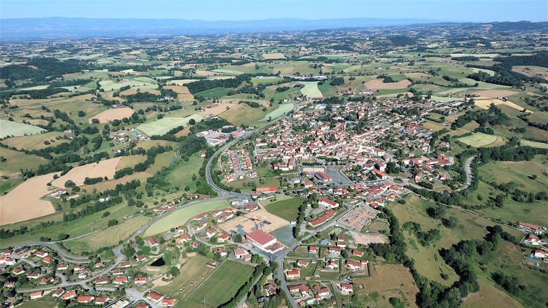 Saint-Laurent-de-Chamousset — Saint Laurent de Chamousset vu du ciel