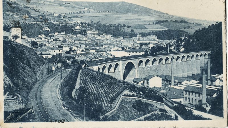 Tarare — BF 51 - TARARE - Vue générale et Viaduc