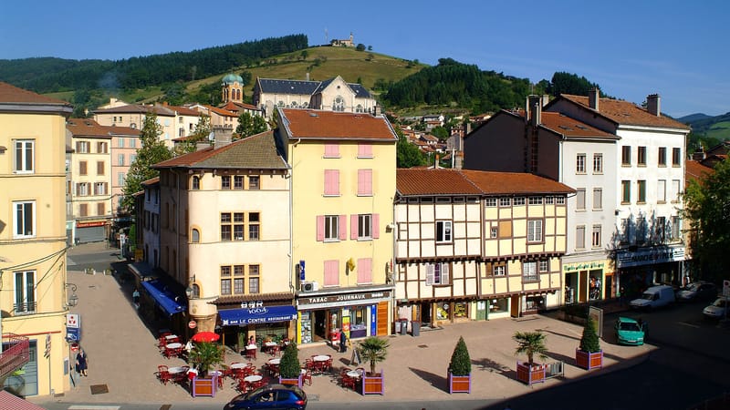 Tarare — Place du marché et vue d'ensemble