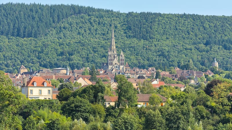 Autun — Autun - Vue depuis le temple de Janus
