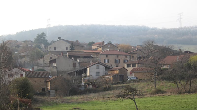 Cluny — Vue Bourg Jalogny 1