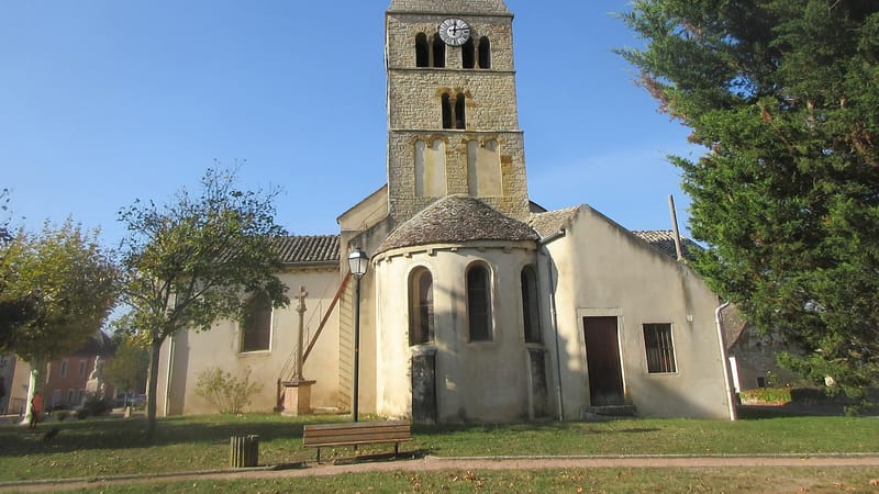 Tournus — Église St Jean Baptiste Simandre Saône Loire 1