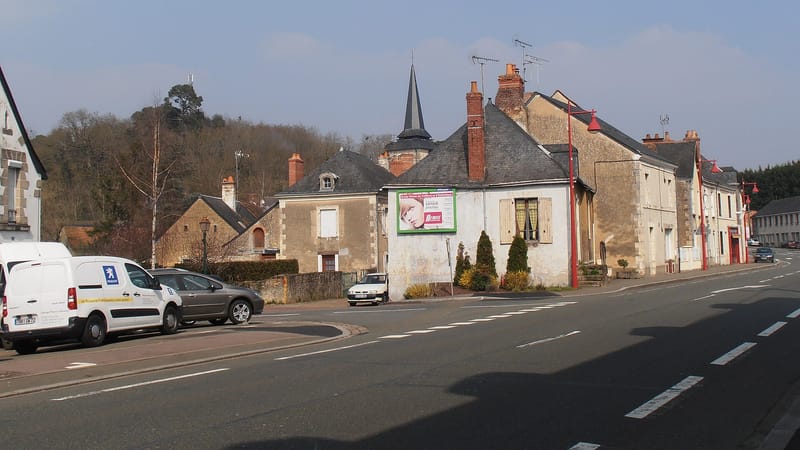 La Flèche — Vue de Clermont depuis la RD323
