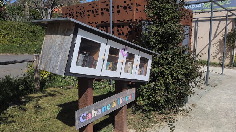 Saint-Saturnin — Cabane à livres à Saint-Saturnin