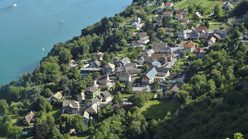 Le Bourget-du-Lac — Bourdeau (vue de haut)