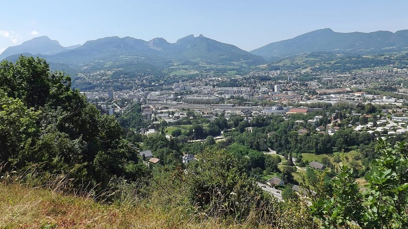 Chambéry — Chambéry depuis les Monts
