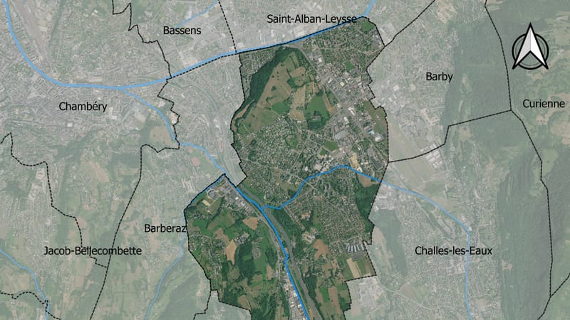 La Ravoire — 73213-La Ravoire-Orthophoto