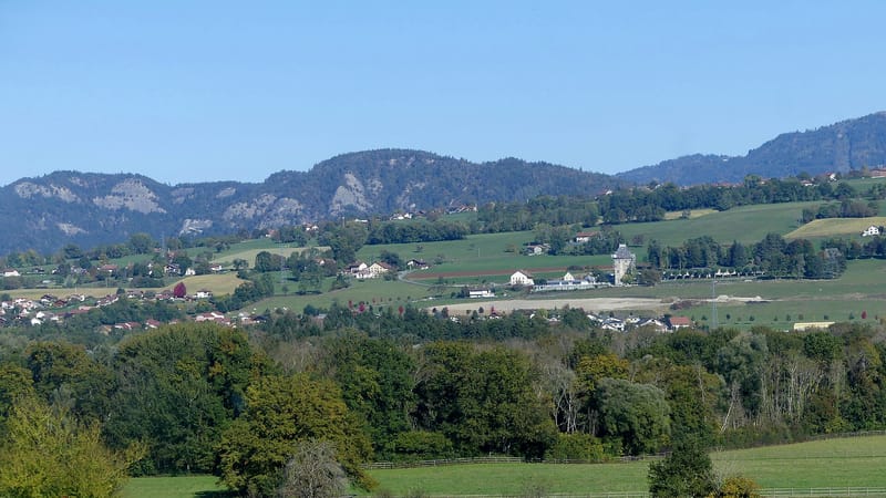Bonneville — Contamine-sur-Arve et château de Villy (octobre 2021)