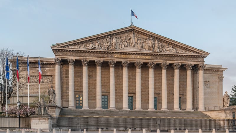 Paris 7e Arrondissement — Palais Bourbon, Paris 7e, NW View 140402 1