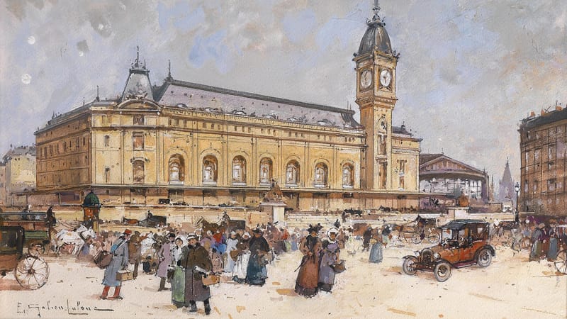 Paris 12e Arrondissement — Eugène Galien-Laloue Gare de Lyon
