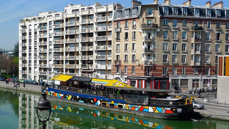 Paris 19e Arrondissement — Quai de l'Oise, 75019 Paris, Avril 2015